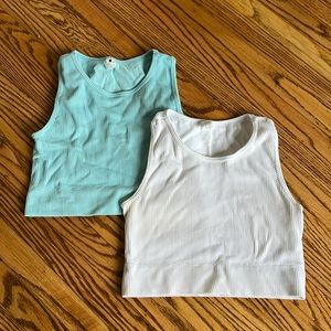 2 YogaLicious bra or cropped tank top